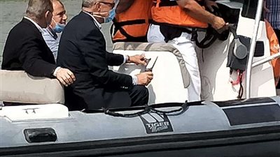 محافظ القليوبية يتفقد الجزر والأماكن المنخفضة على نهر النيل