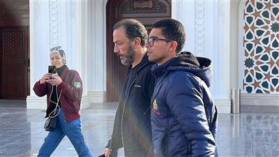 انتهاء صلاة الجنازة على والدة طارق لطفي من مسجد الشرطة بالتجمع الأول