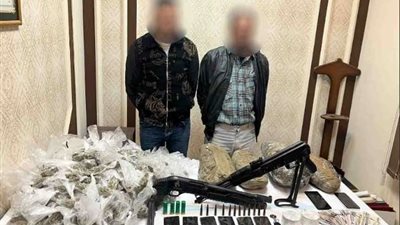 ضبط كمية مخدرات بـ 190 ألف جنيه بحوزة شخصين قبل ترويجها بالدقهلية