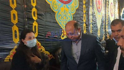 أحمد سليمان يشارك في عزاء رجل الأعمال محمد فريد خميس (صور)