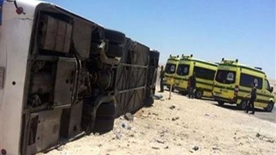 إصابة 10 أشخاص في حادث مروع في الشرقية