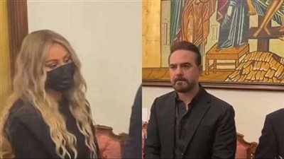 وائل جسار ومايا دياب يقومون بتادية واجب العزاء في نجل جورج وسوف