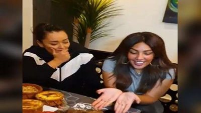 شاهد.. راندا البحيري تطلب شئ غريب من ساحر الشارع