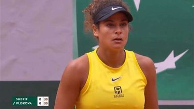 محمد صلاح يدعم ميار شريف في مواجهة بليسكوفا في رولان جاروس