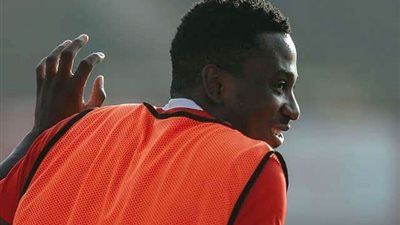 أجايي يشارك في المران الجماعي