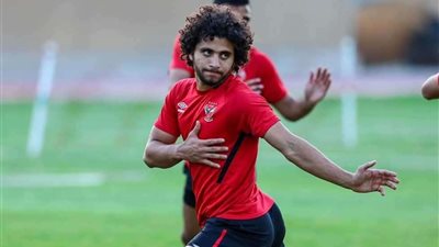 محمد محمود يُشارك في المران الجماعي