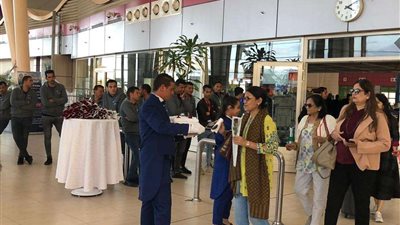 على متنها 337 راكبًا.. مطار شرم الشيخ يستقبل أول رحلة طيران هندية