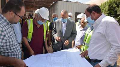 محافظ القليوبية يتفقد عددا من المشروعات الجاري تنفيذها بالمحافظة