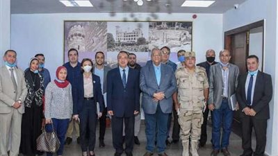 محافظ الإسكندرية يستقبل فريق عمل مشروع المخطط الاستراتيجي الإقليمي للتنمية العمرانية