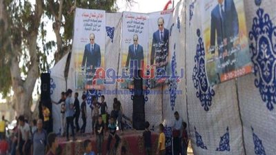 بمناسبة نصر أكتوبر.. أهالي الشيخ زويد يحيون ذكرى الحرب بدعم الرئيس السيسي  (صور)