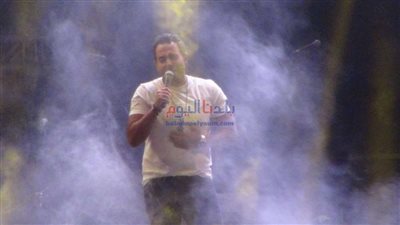 محمد عدوية يحيي ذكرى نصر أكتوبر المجيد أمام المنصة.. صور