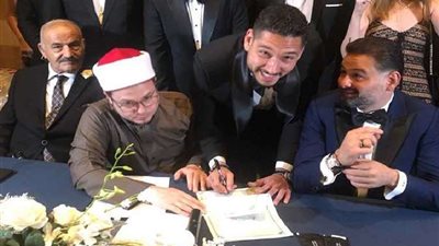 بحضور نجوم الفن.. أمير شاهين يحتفل بحفل زفافه (صور)