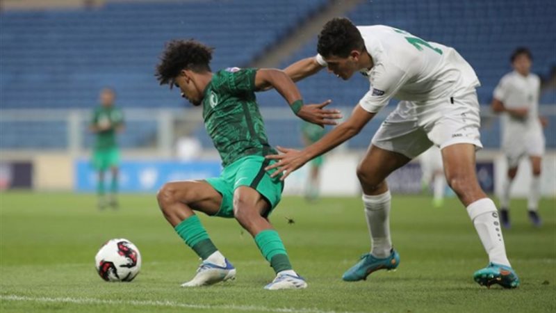 المنتخب العراقي والسعودي
