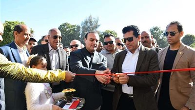 خلال زيارته للمنشآت بمحافظة الأقصر.. أشوف صبحي يفتتح تطوير مركزين شباب بـ أرمنت