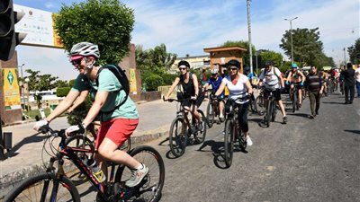 برعاية وزارة السياحة والآثار انطلاق رحلة بالدراجات 