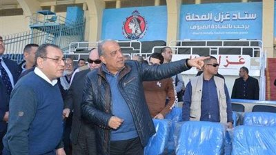 وزير قطاع الأعمال يتفقد شركة مصر للغزل والنسيج بالمحلة الكبرى