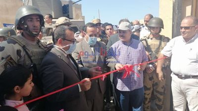 محافظ شمال سيناء يفتتح عدد من المشروعات التنموية بالشيخ زويد