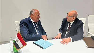 وزير الخارجية يلتقي السكرتير التنفيذي لاتفاقية الأمم المتحدة الإطارية لتغير المناخ