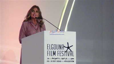 يسرا تفتتح المؤتمر الصحفي لمهرجان الجونة للإعلان عن تفاصيل دورته الرابعة (صور)