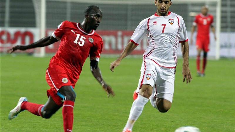 مباراة الإمارات والبحرين