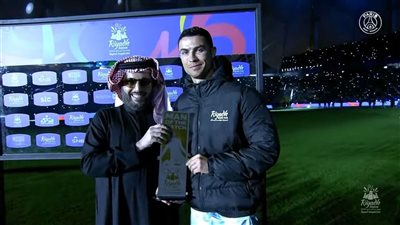رونالدو يفوز بجائزة رجل المباراة بمواجهة باريس سان جيرمان ونجوم النصر والهلال