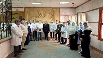 وكيل صحة الشرقية يتفقد مستشفى الحسينية لمتابعة الخدمة الطبية المقدمة للمرضى