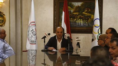 اتحاد الجمباز يعقد مؤتمرًا صحفيًا لبحث أزمة المنشطات.. صور