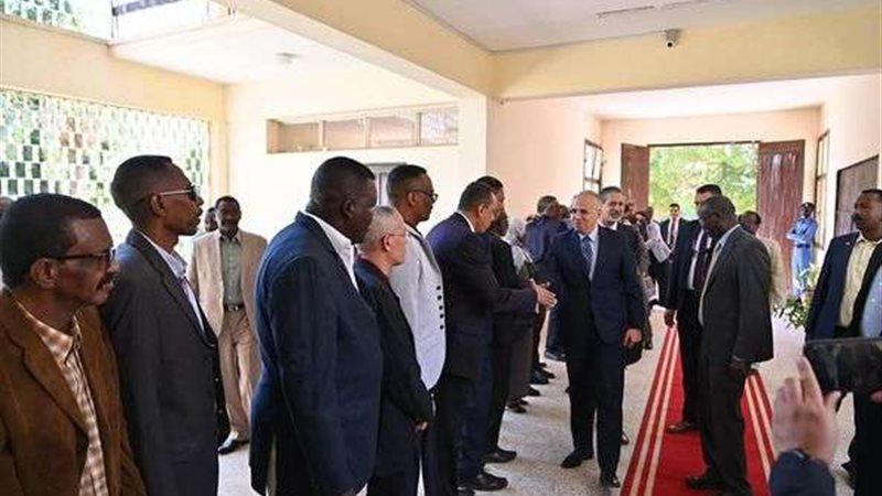 وزير الري يصل السودان