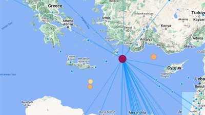عاجل.. زلزال بقوة 6 درجات تضرب السواحل المصرية بشرق البحر المتوسط