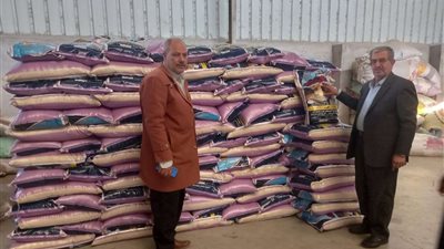 تموين الشرقية: ضبط 10طن أرز مجهول المصدر بكفر صقر