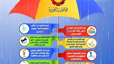 محافظ البحيرة: رفع حالة الطوارئ لمواجهة التقلبات الجوية وغرفة عمليات على مدار 24 ساعة