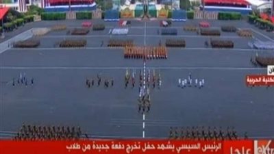 بث مباشر.. الرئيس السيسي يشهد حفل تخرج الكليات العسكرية