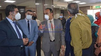 نائب محافظ المنيا يتفقد مستشفى ديرمواس المركزى