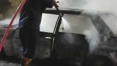 إصابة 3 أشخاص في حادث انقلاب سيارة وتفحمها بأسيوط