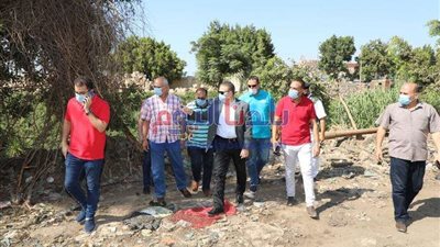 إزالة فورية لحالات تعد على أملاك الدولة والأراضى الزراعية في المنوفية