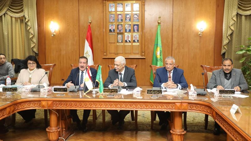 محافظ المنوفية يشهد