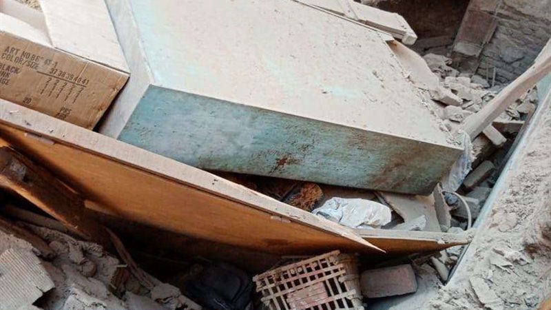 إصابة ربة منزل إثر