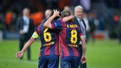 الثنائي الأفضل يعود.. تشافي وإنيستا في الكامب نو  بعد 8 سنوات