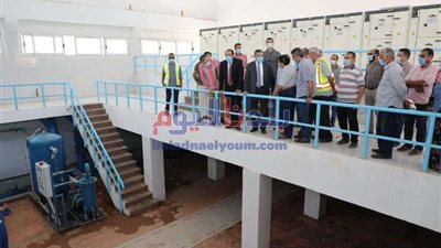 محافـظ المنوفية يتابع تنفيذ المشروعات التنموية