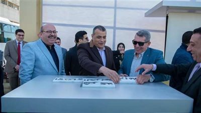 وزير الانتاج الحربي يضع حجر أساس المقر الجديد لشركة الإنتاج الحربي