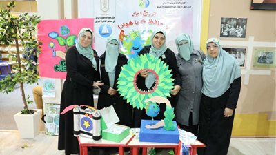 ركن رياض الأطفال بجناح الأزهر يواصل نشاطاته لتوعية النشء بأهمية الحفاظ على البيئة