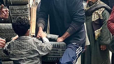 الكوماندا.. أحمد العوضي ينشرصورة من كواليس مسلسل ضرب نار