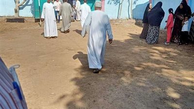 انتظام عملية التصويت في مدينة أبو النمرس بالجيزة