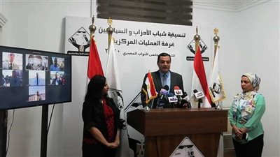 بالصور.. مؤتمر صحفي لتنسيقية شباب الاحزاب لرصد اليوم الأول لانتخابات النواب