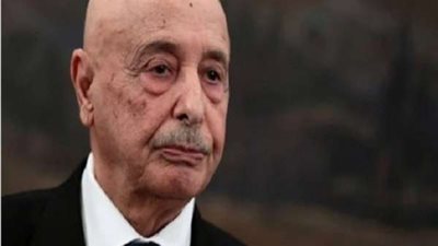 عقيلة صالح يُعلن عودة حركة الطيران بين بنغازي وطرابلس