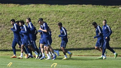 برنامج استشفائي وتدريبات خفيفة.. مران الأهلي قبل مواجهة ريال مدريد في كأس العالم للأندية