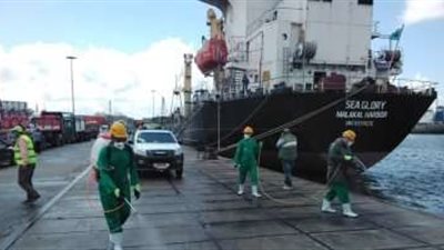 إغلاق بوغاز الدخيلة والإسكندرية لسوء الأحوال الجوية