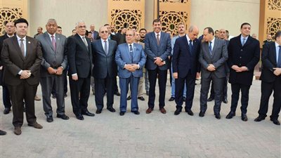 7 طوابق..صور من مجمع محاكم ونيابات حلوان بعد افتتاحه اليوم