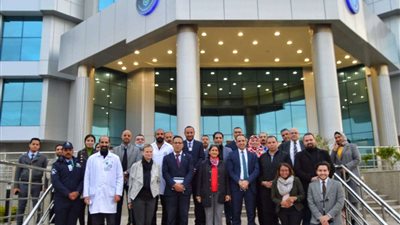زيارة وفد رفيع المستوى من البنك الدولي لمنشآت هيئة الرعاية الصحية بالإسماعيلية