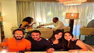 أحمد العوضي يكشف كواليس صورة جمعة مع يوسف الشريف